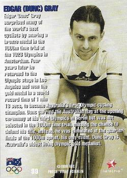 1996 Intrepid Pride of a Nation Australian Olympics #99 Edgar Gray Back