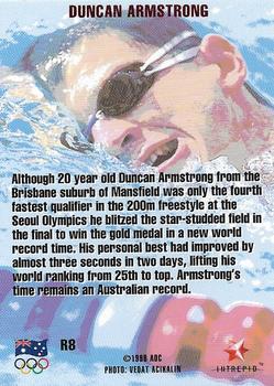 1996 Intrepid Pride of a Nation Australian Olympics - Record Breakers #R8 Duncan Armstrong Back