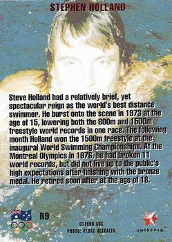 1996 Intrepid Pride of a Nation Australian Olympics - Record Breakers #R9 Stephen Holland Back