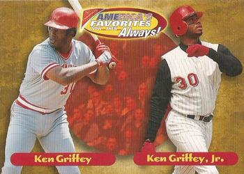 2001 Nabisco America's Favorites #NNO Ken Griffey / Ken Griffey Jr. Front