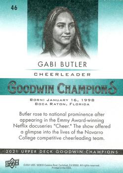 2021 Upper Deck Goodwin Champions #46 Gabi Butler Back