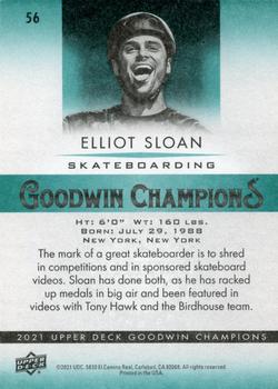 2021 Upper Deck Goodwin Champions #56 Elliot Sloan Back