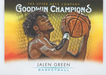 2021 Upper Deck Goodwin Champions #90 Jalen Green Front