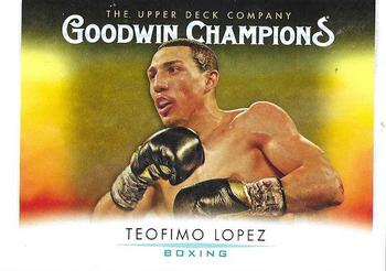 2021 Upper Deck Goodwin Champions #97 Teofimo Lopez Front