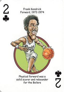 2014 Hero Decks Purdue Boilermakers Basketball & Football Heroes Playing Cards #2♣ Frank Kendrick Front