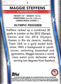 2021 Topps U.S. Olympic & Paralympic Team & Hopefuls #3 Maggie Steffens Back