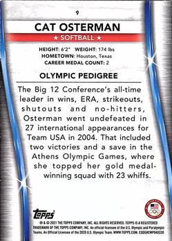 2021 Topps U.S. Olympic & Paralympic Team & Hopefuls #9 Cat Osterman Back