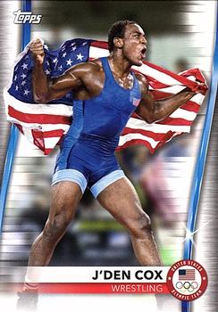 2021 Topps U.S. Olympic & Paralympic Team & Hopefuls #14 J'den Cox Front