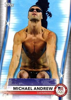 2021 Topps U.S. Olympic & Paralympic Team & Hopefuls #22 Michael Andrew Front