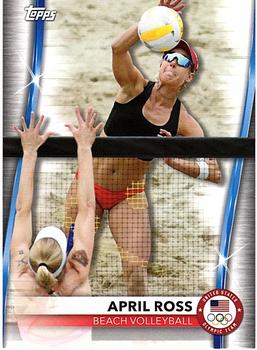 2021 Topps U.S. Olympic & Paralympic Team & Hopefuls #40 April Ross Front