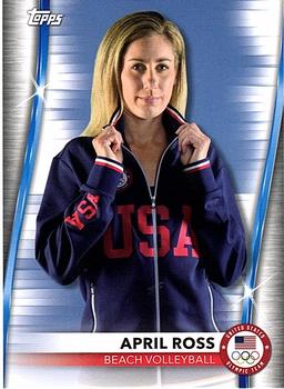 2021 Topps U.S. Olympic & Paralympic Team & Hopefuls #42 April Ross Front