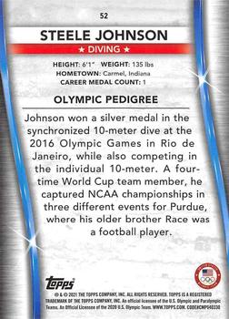 2021 Topps U.S. Olympic & Paralympic Team & Hopefuls #52 Steele Johnson Back