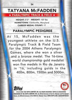 2021 Topps U.S. Olympic & Paralympic Team & Hopefuls #54 Tatyana McFadden Back