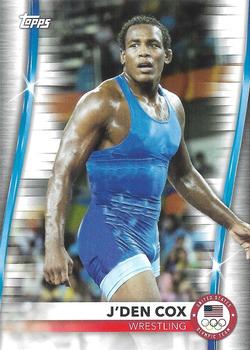 2021 Topps U.S. Olympic & Paralympic Team & Hopefuls #55 J'den Cox Front