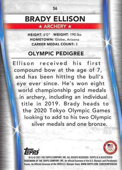 2021 Topps U.S. Olympic & Paralympic Team & Hopefuls #56 Brady Ellison Back