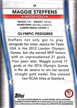 2021 Topps U.S. Olympic & Paralympic Team & Hopefuls #68 Maggie Steffens Back