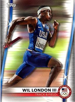 2021 Topps U.S. Olympic & Paralympic Team & Hopefuls #73 Wil London III Front