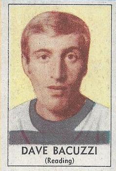1968-70 D.C. Thomson The Rover Famous Footballers #NNO Dave Bacuzzi Front