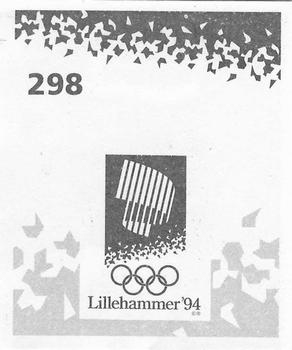 1994 Panini Lillehammer Stickers #298 Finland Back