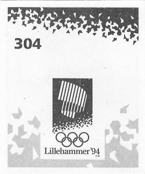1994 Panini Lillehammer Stickers #304 Erik Hämäläinen Back