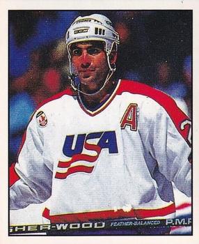 1994 Panini Lillehammer Stickers #324 Chris Chelios Front