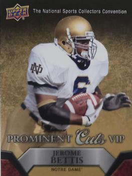 2015 Upper Deck The National Prominent Cuts VIP #VIP-2 Jerome Bettis Front