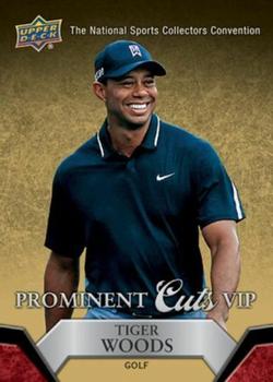 2015 Upper Deck The National Prominent Cuts VIP #VIP-5 Tiger Woods Front