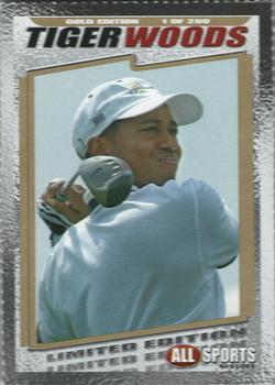 2003 All Sports Magazine - Gold #NNO Tiger Woods Front