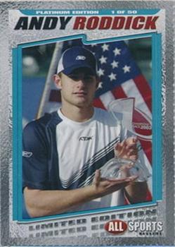 2003 All Sports Magazine - Platinum #NNO Andy Roddick Front