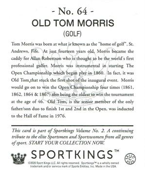 2021 Sportkings Volume 2 - Retail Mini (Black Back) #64 Old Tom Morris Back