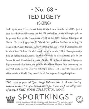 2021 Sportkings Volume 2 - Retail Mini (Black Back) #68 Ted Ligety Back