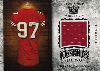 2021 Sportkings Volume 2 - Legends Relics #LSM-30 Bryant Young Front