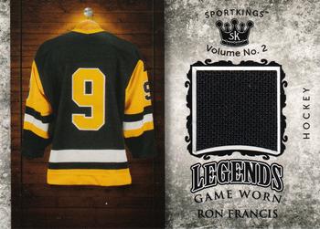 2021 Sportkings Volume 2 - Legends Relics #LSM-26 Ron Francis Front