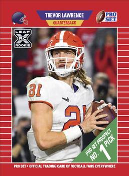 2021 Leaf Pro Set #PS1 Trevor Lawrence Front