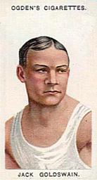 1908 Ogden’s Pugilists & Wrestlers Series 1 #46 Jack Goldswain Front