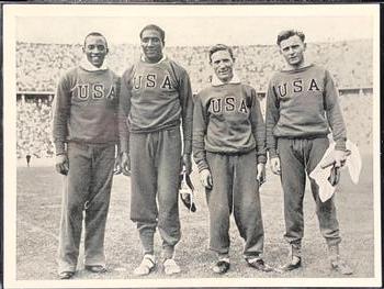 1936 Pet Cremer Olympia 1936 #12 Jesse Owens / Ralph Metcalfe / Foy Draper / Frank Wykoff Front