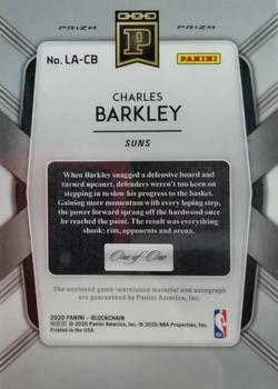 2020 Panini Rewards Laser Autographs - Green #LA-CB Charles Barkley Back