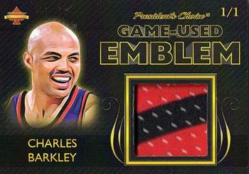 2020 President's Choice Solitaire - Game-Used Emblem Gold #NNO Charles Barkley Front