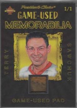 2020 President's Choice Solitaire - Game-Used Memorabilia Small Gold #NNO Terry Sawchuk Front