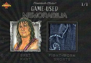 2020 President's Choice Solitaire - Game-Used Memorabilia Large Silver #NNO Bret Hart Front