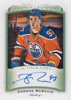 2018 Upper Deck Goodwin Champions - Certified Diamond Dealer Conference Goodwin Champions Previews Autographs #CDD-CM Connor McDavid Front