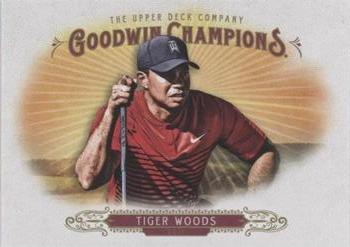 2018 Upper Deck Goodwin Champions - Blank Back #NNO Tiger Woods Front