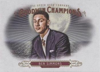 2018 Upper Deck Goodwin Champions - Blank Back #NNO Ben Simmons Front
