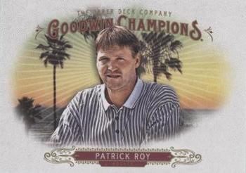 2018 Upper Deck Goodwin Champions - Blank Back #NNO Patrick Roy Front