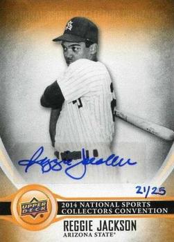 2014 Upper Deck National Convention - Amazon Sports Collectibles Autographs #A-RJ Reggie Jackson Front