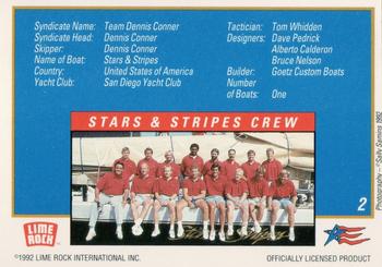 1992 Lime Rock Stars & Stripes #2 Stars & Stripes Crew Back