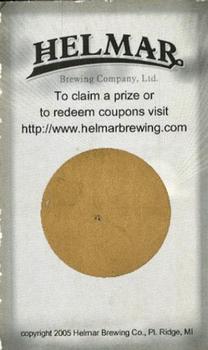 2005 Helmar Brewing Famous Athletes #1 Jimmy Adamick Back