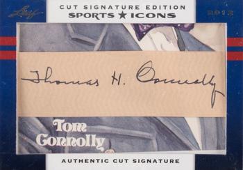 2012 Leaf Sports Icons Cut Signature Edition #NNO Tom Connolly Front