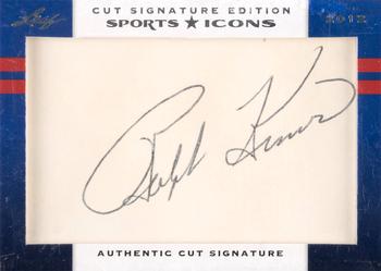 2012 Leaf Sports Icons Cut Signature Edition #NNO Ralph Kiner Front