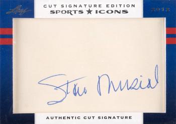 2012 Leaf Sports Icons Cut Signature Edition #NNO Stan Musial Front